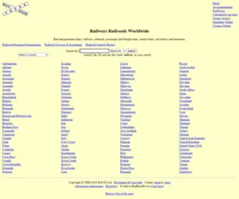 Railroadfocus.com(Information on railways and railroads worldwide) Screenshot