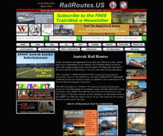 Railroutes.us(Amtrak Rail Routes) Screenshot