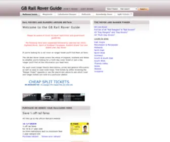 Railrover.org(GB RAIL ROVER GUIDE) Screenshot