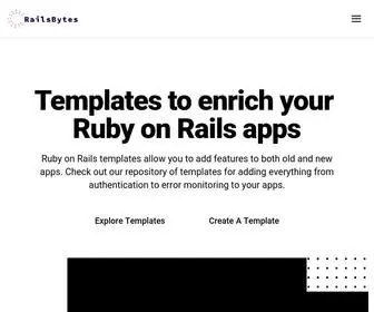 Railsbytes.com(Rails Bytes) Screenshot