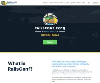 Railsconf.com(RailsConf 2021) Screenshot
