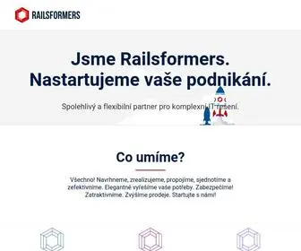 Railsformers.com(Nastartujeme vaše podnikání) Screenshot