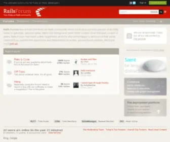 Railsforum.com(Rails Forum) Screenshot
