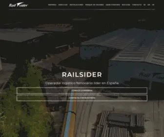 Railsider.com(Empresa de logística y transporte) Screenshot