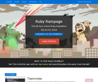 Railsrumble.com(Limited Run) Screenshot