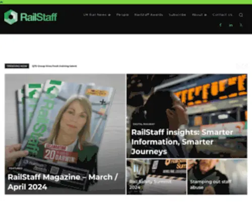 Railstaff.co.uk(Rail News from RailStaff) Screenshot