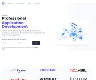 Railsup.org(Rails Up) Screenshot