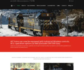 Railsystemsco.com(Electric Trains) Screenshot