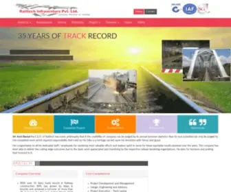 Railtech.co.in(Railtech Infraventure Pvt Ltd) Screenshot