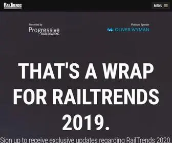 Railtrends.com(RailTrendsConference that Discusses Operational) Screenshot