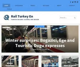 Railturkey.org(Turkish railway journal and review) Screenshot