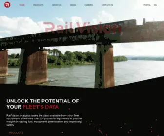 Railvision.ca(Railway Advanced Analytics Software) Screenshot