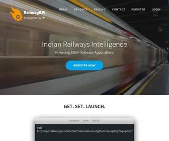 Railwayapi.com(API For Indian Railways) Screenshot