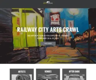 Railwaycityartscrawl.com(RAILWAY CITY ARTS CRAWL) Screenshot