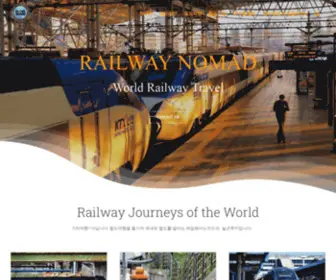 Railwaynomad.com(기차여행) Screenshot