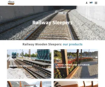 Railwaywoodensleepers.com(Railway Wooden Sleepers) Screenshot