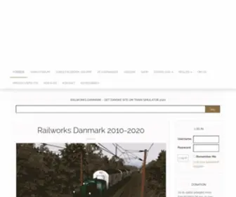 Railworks.dk(Railworks Danmark er for alle der interesserer sig for Train Simulator (TS2013 TS2014)) Screenshot