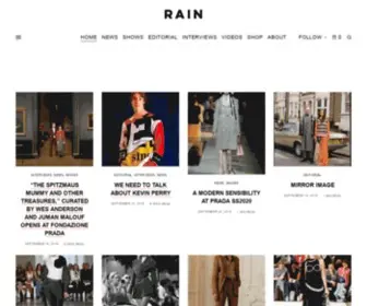 Rain-MAG.com(Fashion, culture, art) Screenshot