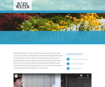 Rainbarrelprogram.org(Rain Water Solutions Inc) Screenshot