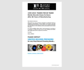 Rainborecords.com(Default Parallels Plesk Panel Page) Screenshot