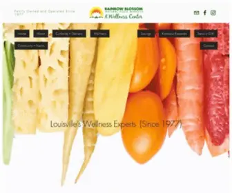 Rainbowblossom.com(Rainbow Blossom Natural Food Markets) Screenshot