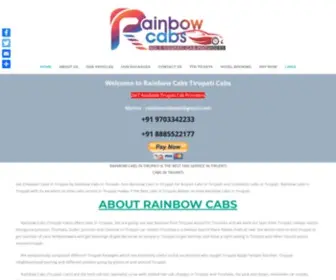 Rainbowcabs.co.in(Tirupati Cabs) Screenshot