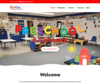 Rainbowcare.com(Preschool Daycare Childcare Townsend Groton Fitchburg MA) Screenshot