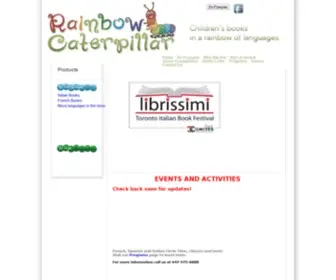 Rainbowcaterpillar.ca(Rainbow Caterpillar Multilingual Children's Books) Screenshot