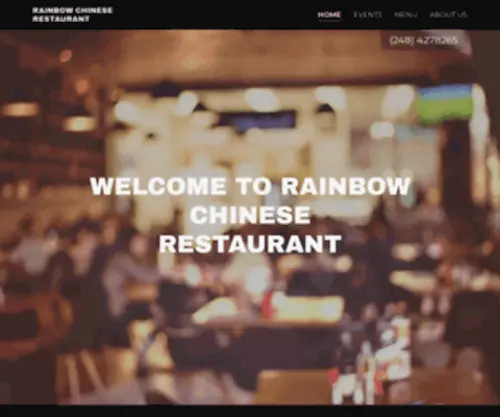 Rainbowchinesefood.com(Rainbowchinesefood) Screenshot