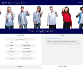 Rainbowcurrency.com(The YEM Foundation is the Regulatory Authority for the digital currency YEM (Your Everyday Money)) Screenshot