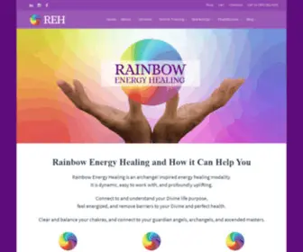 Rainbowenergyhealing.com(Archangel Inspired) Screenshot