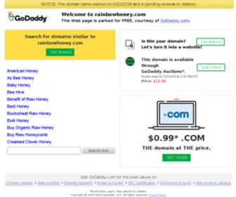 Rainbowhoney.com(Choosing the right domain name can be overwhelming. Our personalized customer service) Screenshot