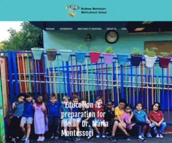 Rainbowmontessori.org(Rainbow Montessori Multicultural School) Screenshot