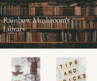 Rainbowmushroomlibrary.com(Rainbow Mushroom's Library) Screenshot