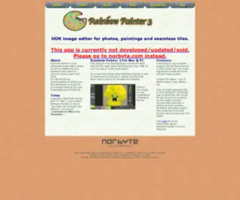 Rainbowpainter.com(Rainbow Painter) Screenshot