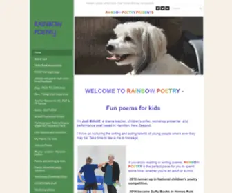 Rainbowpoetry.co.nz(Rainbow Poetry) Screenshot
