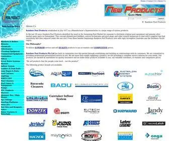 Rainbowpoolproducts.com.au(Rainbow Pool Products) Screenshot