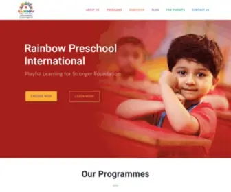 Rainbowpreschools.com(We are Preschool educators and childhood) Screenshot