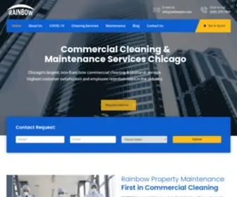 Rainbowpropertymaintenance.com(PRO Commercial Cleaning & Janitorial Services) Screenshot