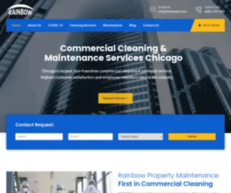 Rainbowpropertymaintenance.net(PRO Commercial Cleaning & Janitorial Services) Screenshot