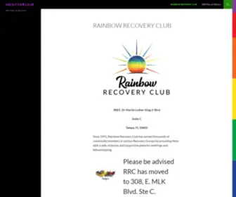 Rainbowrecoveryclub.org(ABOUT OUR CLUB) Screenshot