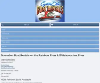 Rainbowriverboatrentals.com(Rainbowriverboatrentals) Screenshot