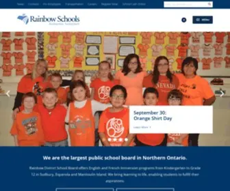 Rainbowschools.ca(Rainbow District School Board) Screenshot