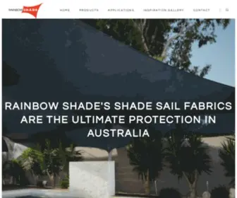 Rainbowshade.com.au(Rainbow Shade) Screenshot