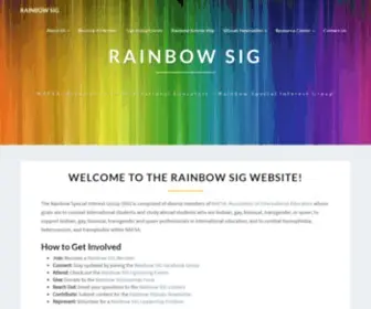 Rainbowsig.org(Association of International Educators) Screenshot