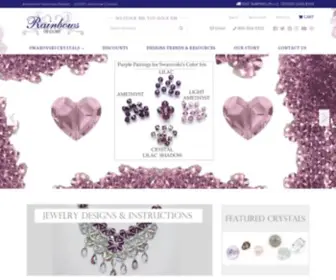 Rainbowsoflight.com(Shop SWAROVSKI Crystals) Screenshot
