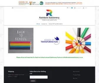 Rainbowstationery.co.za(Rainbow Stationery) Screenshot