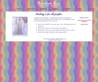 Rainbowsunhealing.com(Rainbow Sun Healing Centre) Screenshot