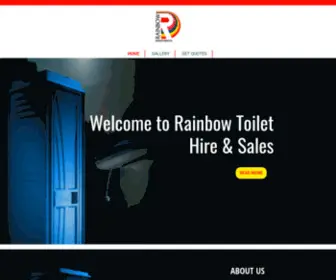 Rainbowtoilethirecc.co.za(Affordable Toilet Hire) Screenshot