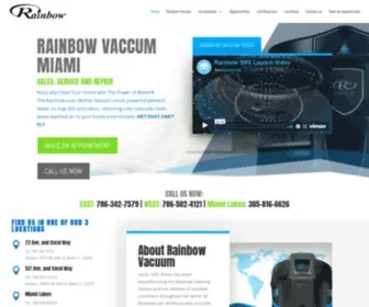 RainbowVacuumcleanermiami.com(Rainbow Vacuum Miami) Screenshot